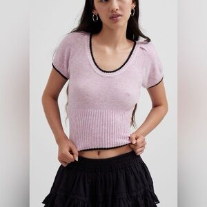 Urban Outfitters Sweater Kimchi Blue Paris Puff Sleeve